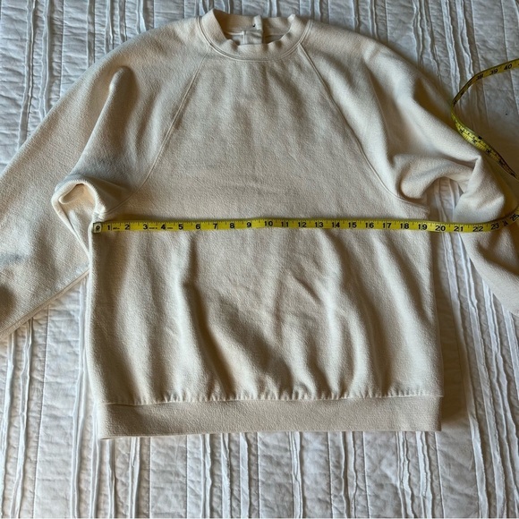 2/$30 Madewell crewneck pullover long sleeve top Ivory SZ S - Picture 12 of 14
